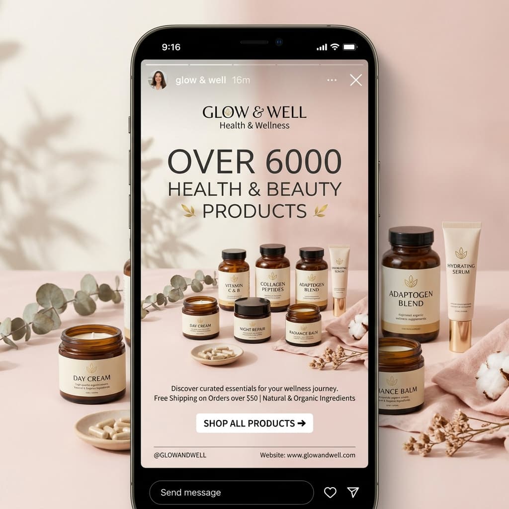 Health & Beauty Ad Showcase